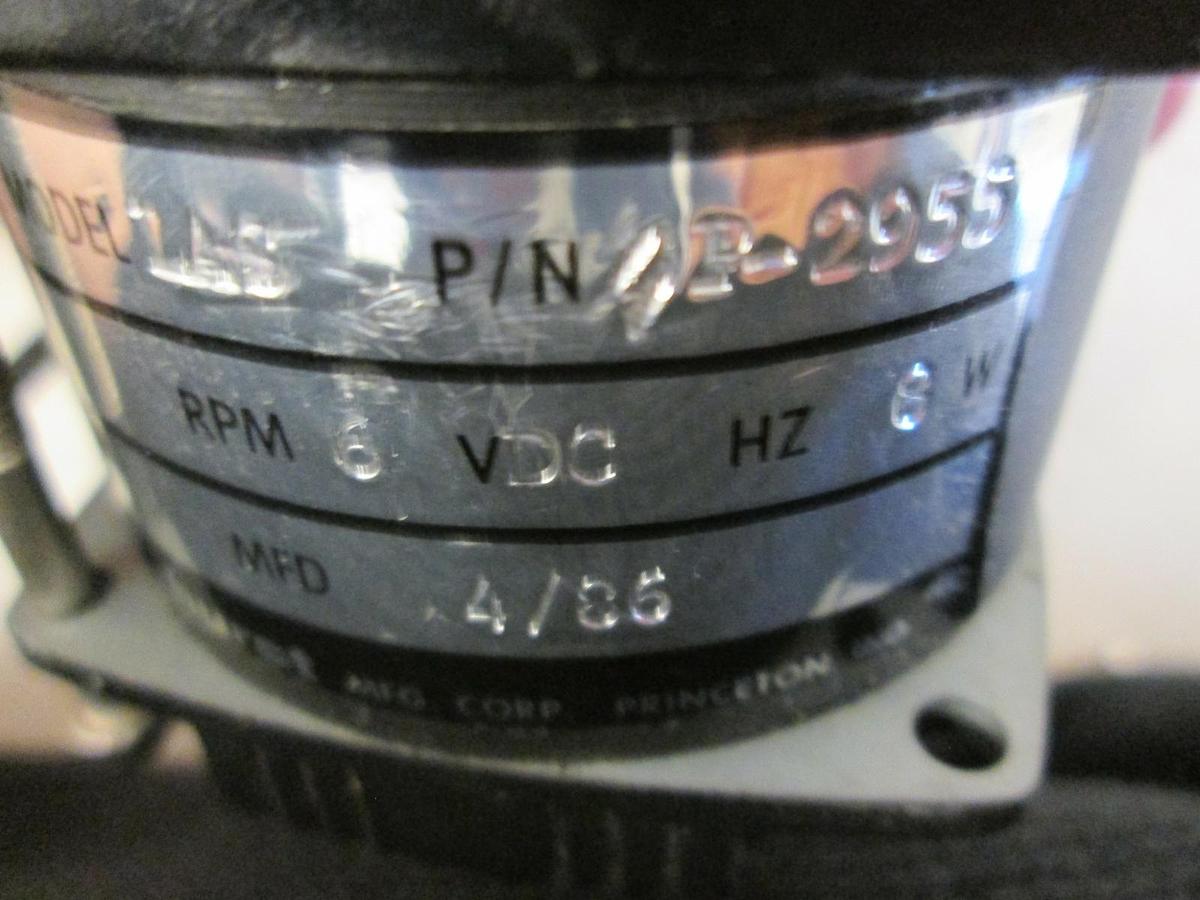 Hurst / Emerson LAS Electric Motor, SP-2955 6VDC, 8W, 4/86, Used