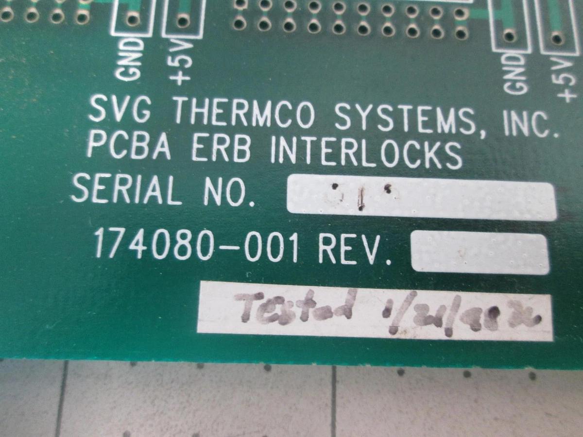 SVG VTR, 174080-001, PCBA ERB Interlock, PCB Assy, New