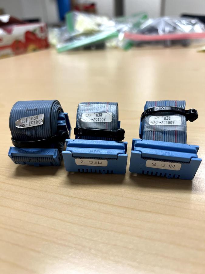 Used T&B/ Ansley SVG VTR Ribbon Cable 600157-06 REV-10 Lot of 3