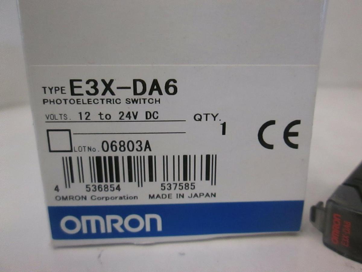 Omron E3X-DA6 Photoelectric Seitch, New Open Box