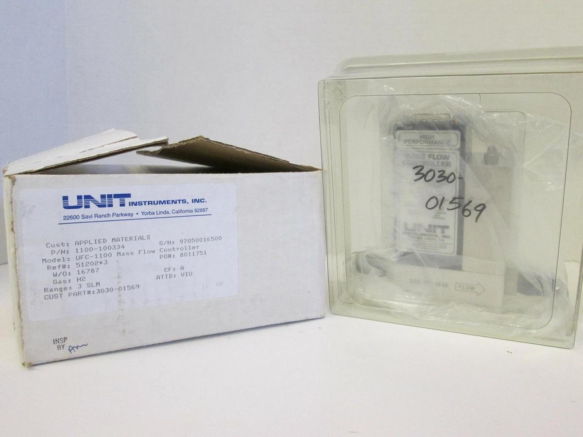 Refurbished Unit UFC-1100 Mass Flow Controller, H2, 3 SLM, Refurbished
