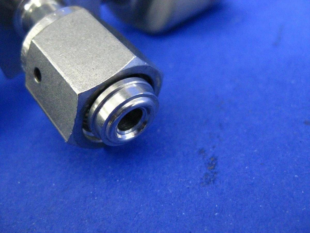 Used ASM Pneumatic, NC, Test Helium Valve, 3x10(-9) atm.cm3/sec - LOT of 2, Used