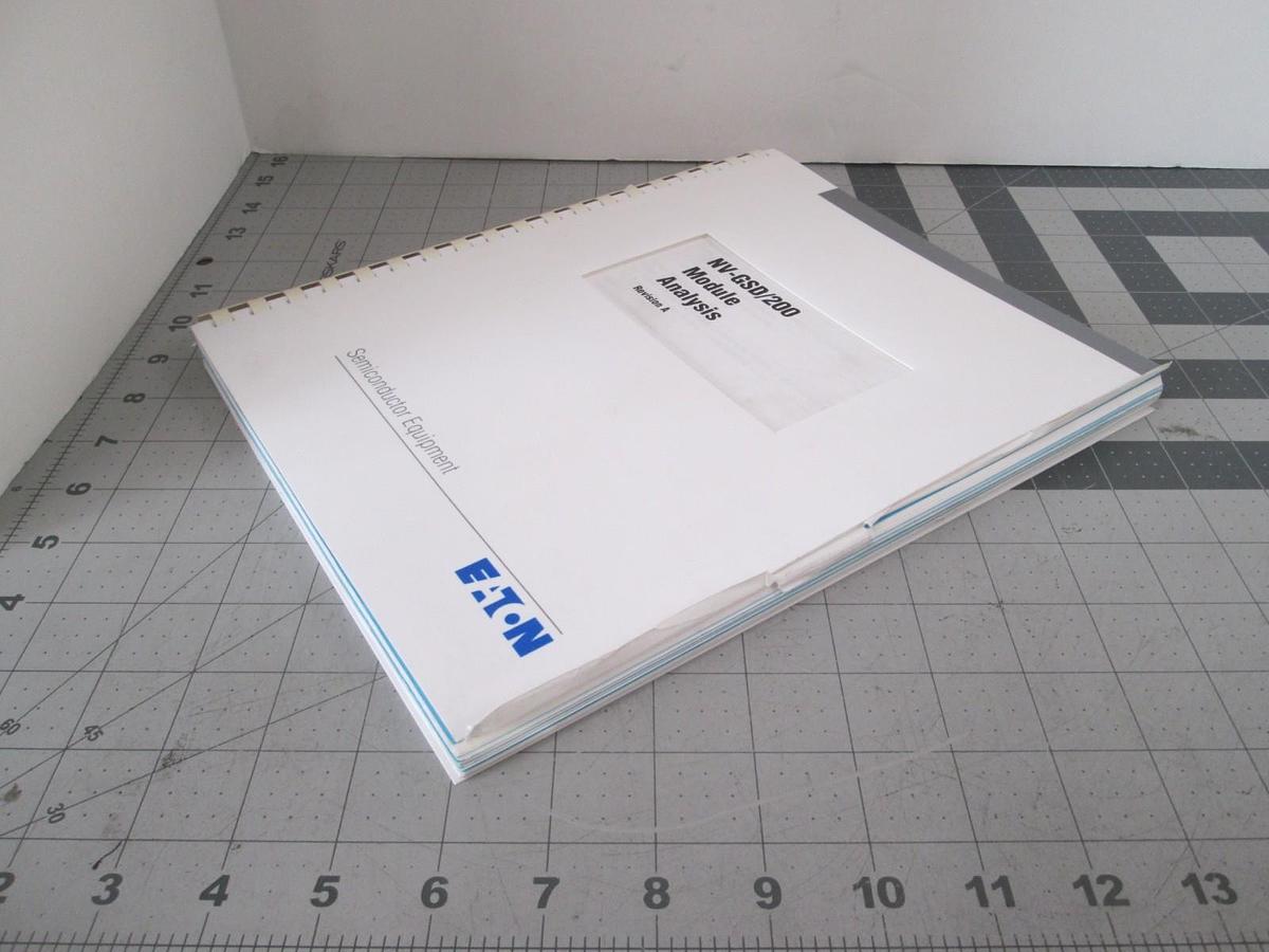 Used Eaton, NV-GSD/200, Module Analysis, REV A, Used