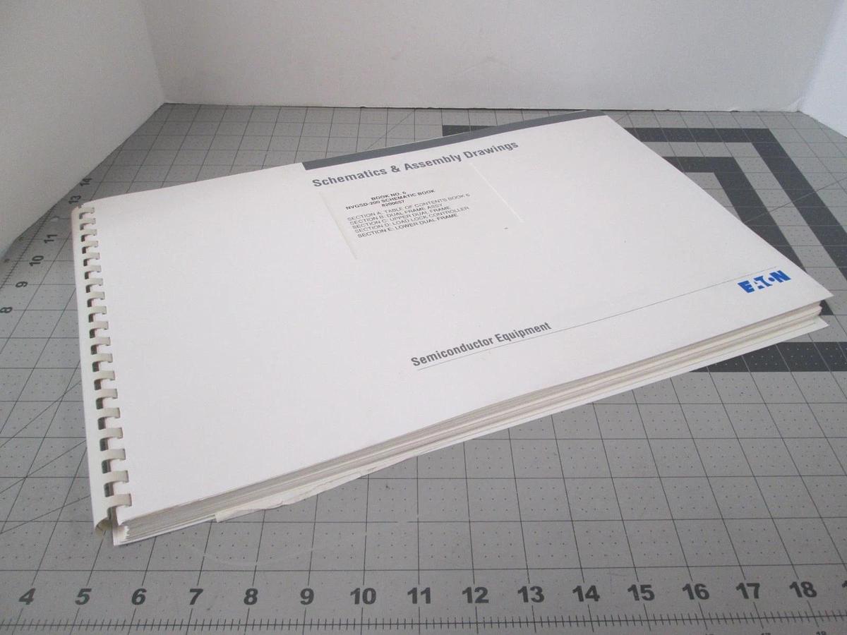 Used Eaton, NVGSD-200, Book 6, Schematics and Assembly Drawings, Used