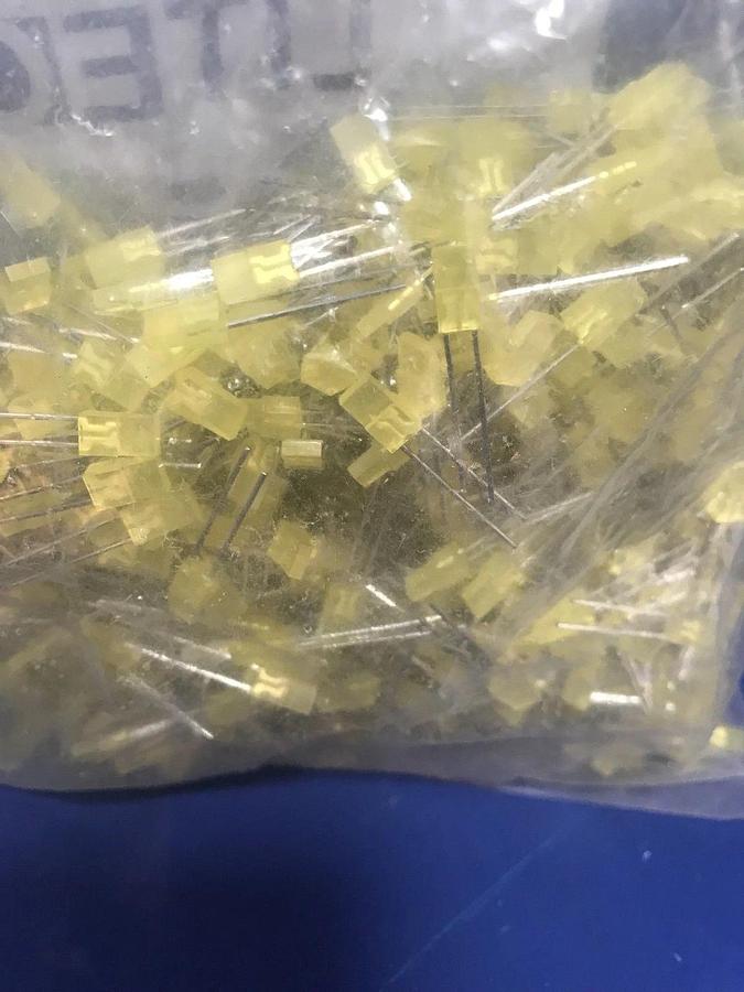 LITEON LTL-13258A Yellow LED Lamp, Lot of 1000 New