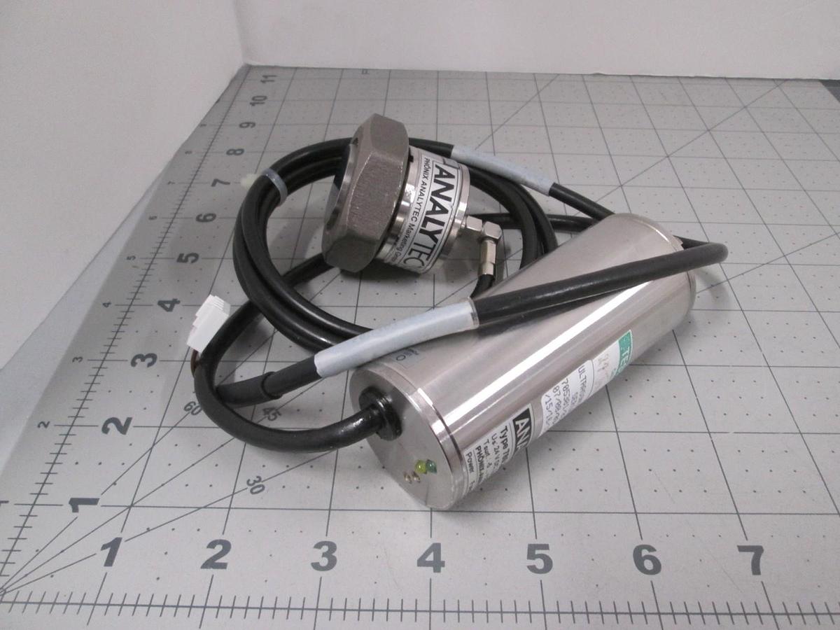 Used Analytec, 789.2011, Ultrasonic Level Switch w/ Ultrasonic Sensor Head, New