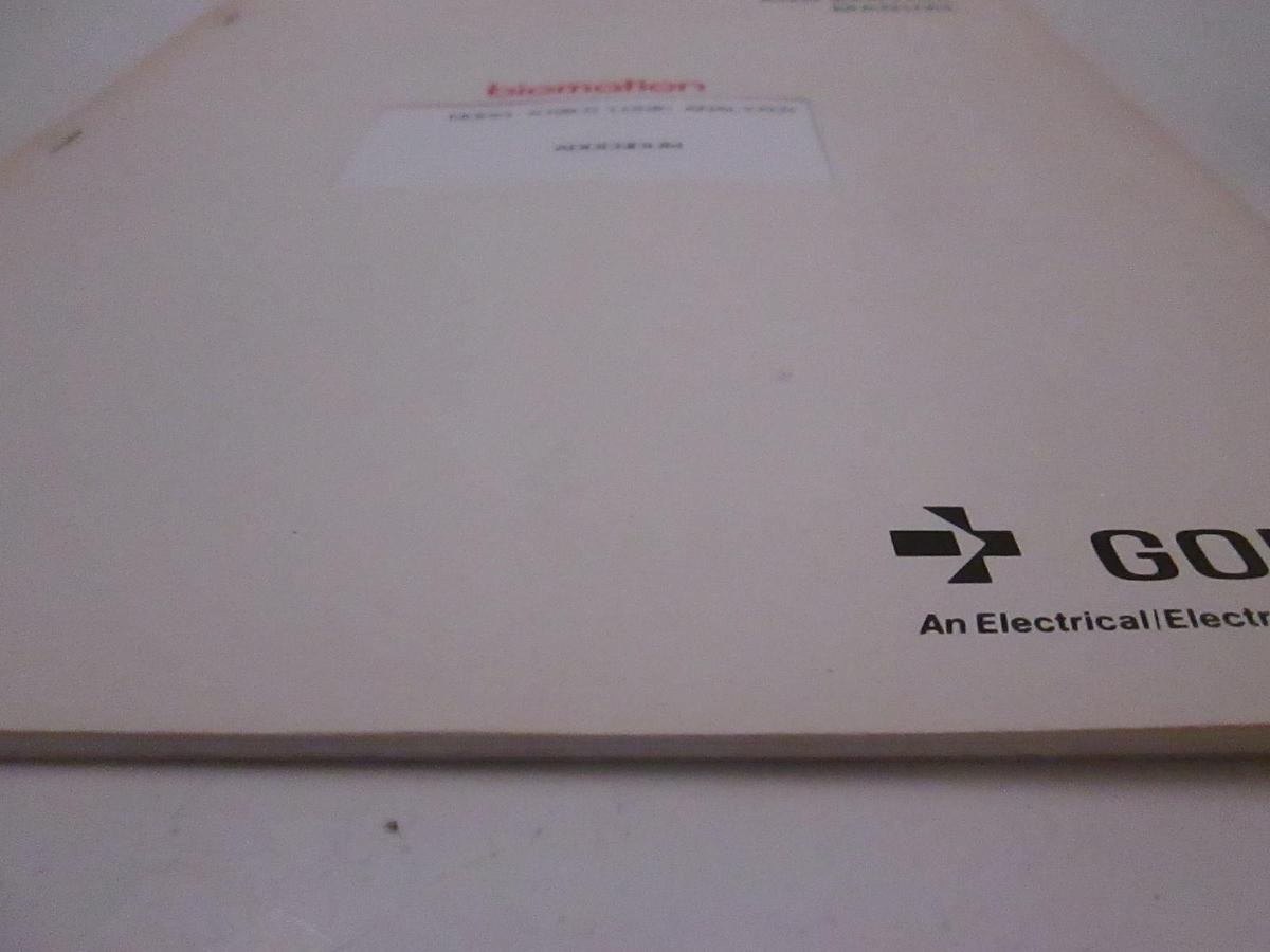 Used Gould K100-D Logic Analyzer Addendum Operating and Service Manual, Used