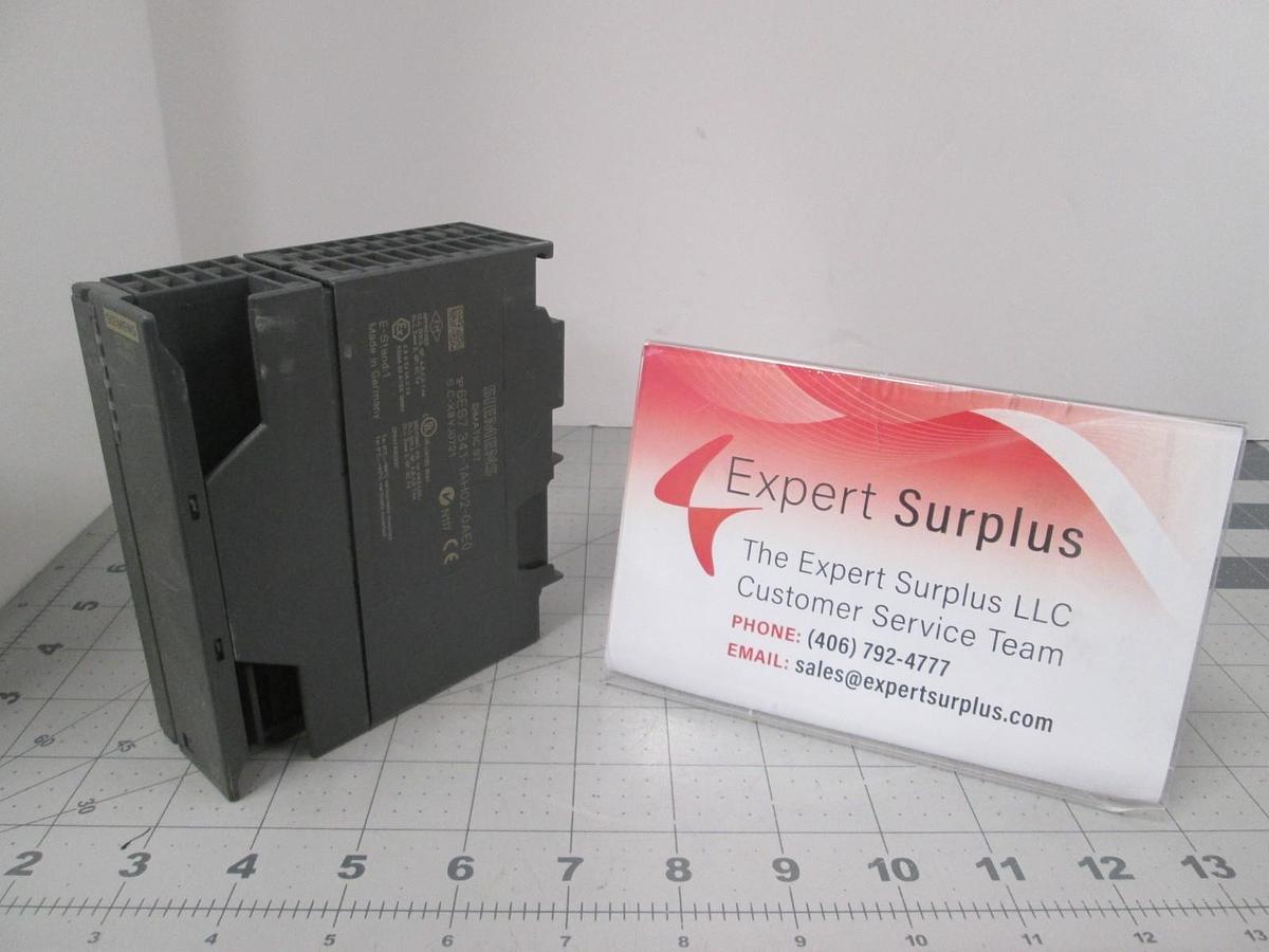 Used Siemens, Simatic S7, 6ES7 341-1AH02-0AE0, Communication Processor, Used