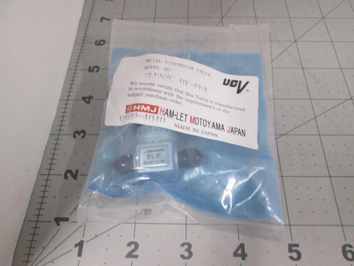 Ham-Let, 2LES2C-BV-PFA, Metal Diaphragm Valve, New