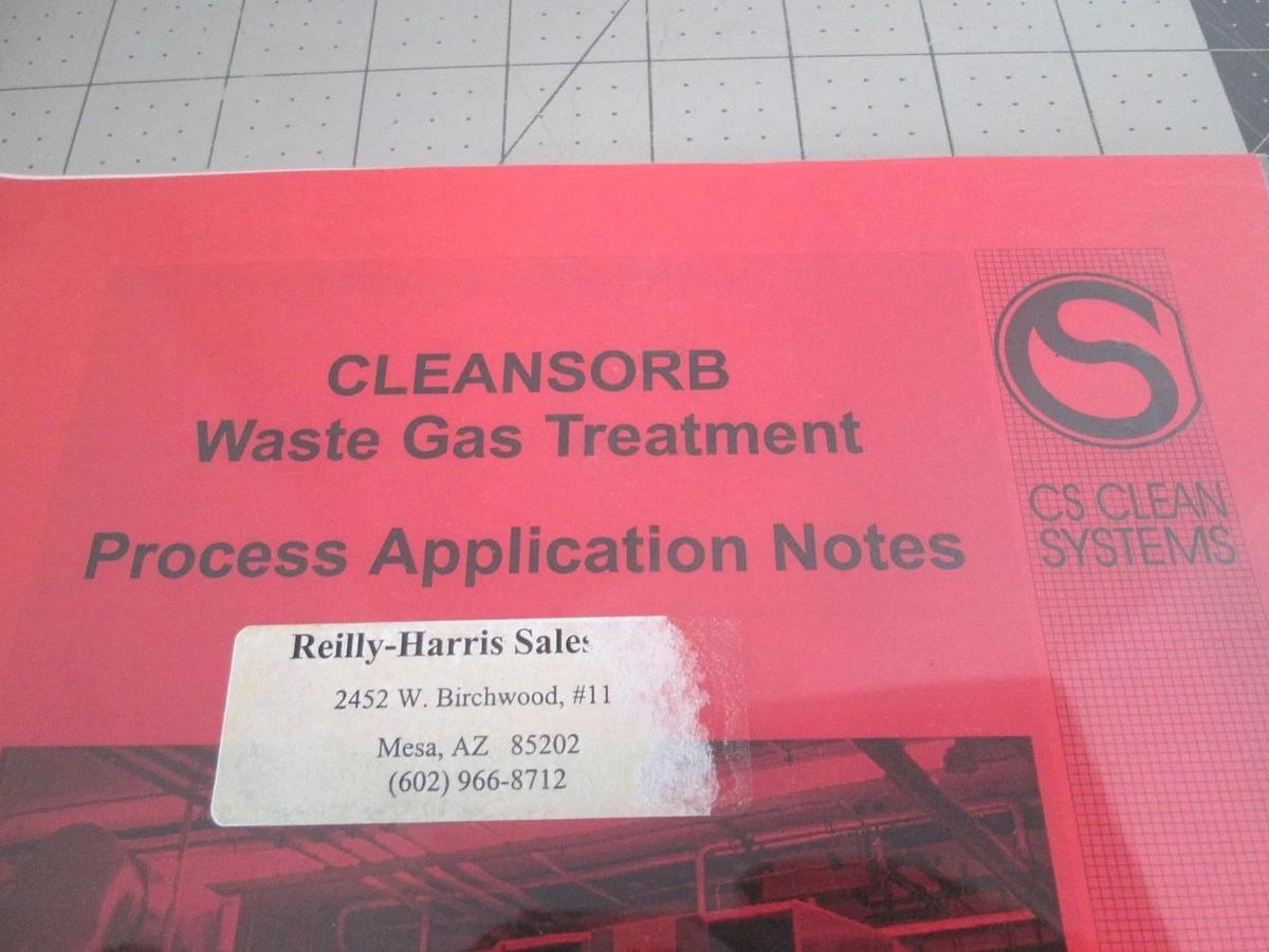 Used Cleansorb, Waste Gas Treatment, Process Application Notes, Used