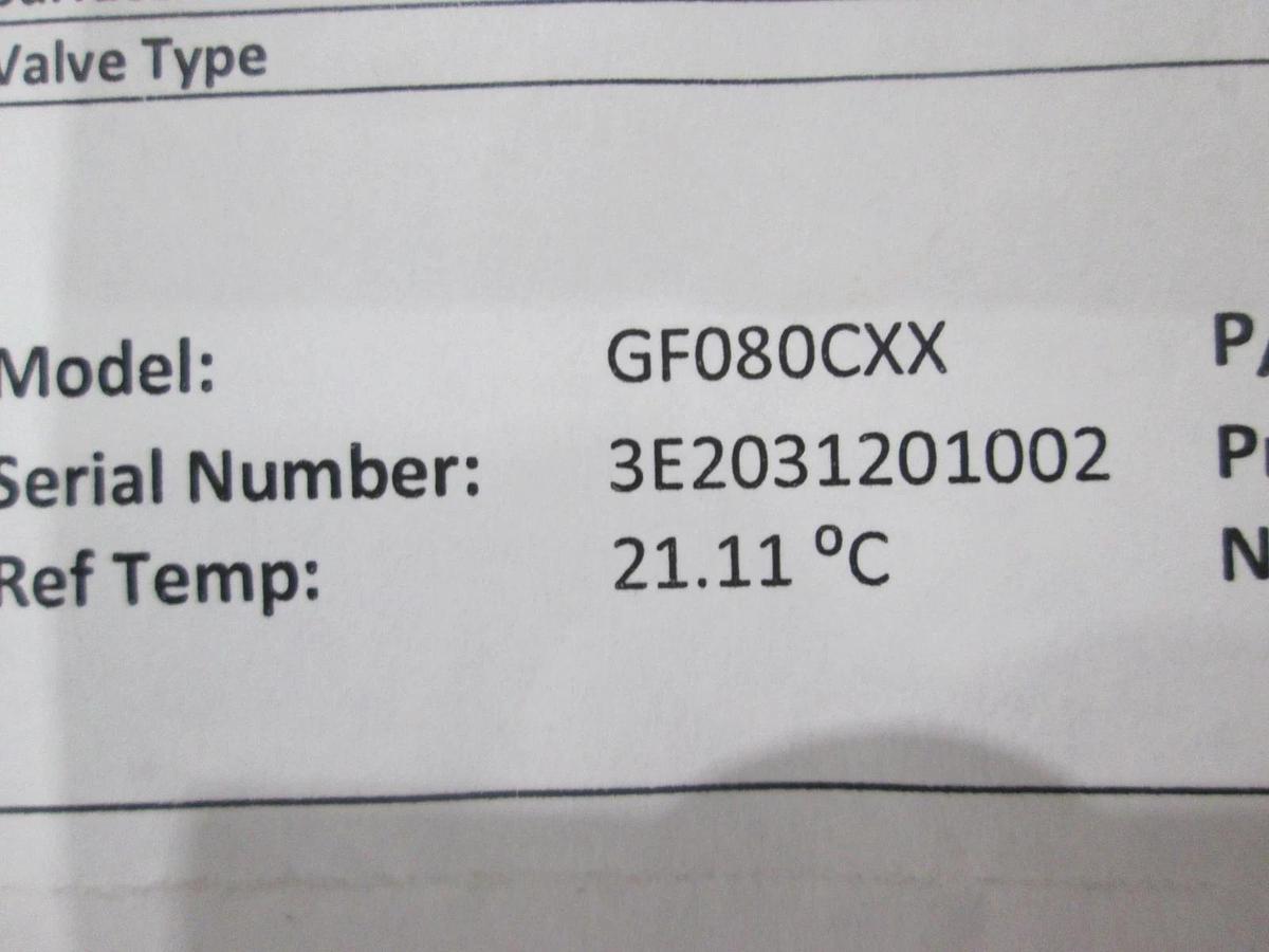 Brooks, GF080CXXC, 20000 ccm, O2 Gas, Mass Flow Controller, New
