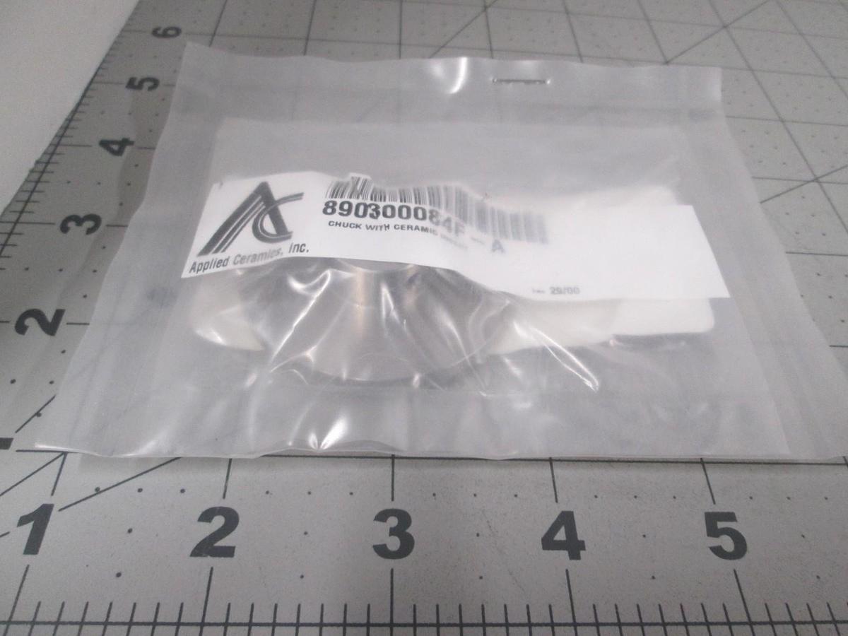 Applied Ceramics, 890300084F-A, Chuck w/ Ceramic Insert. New