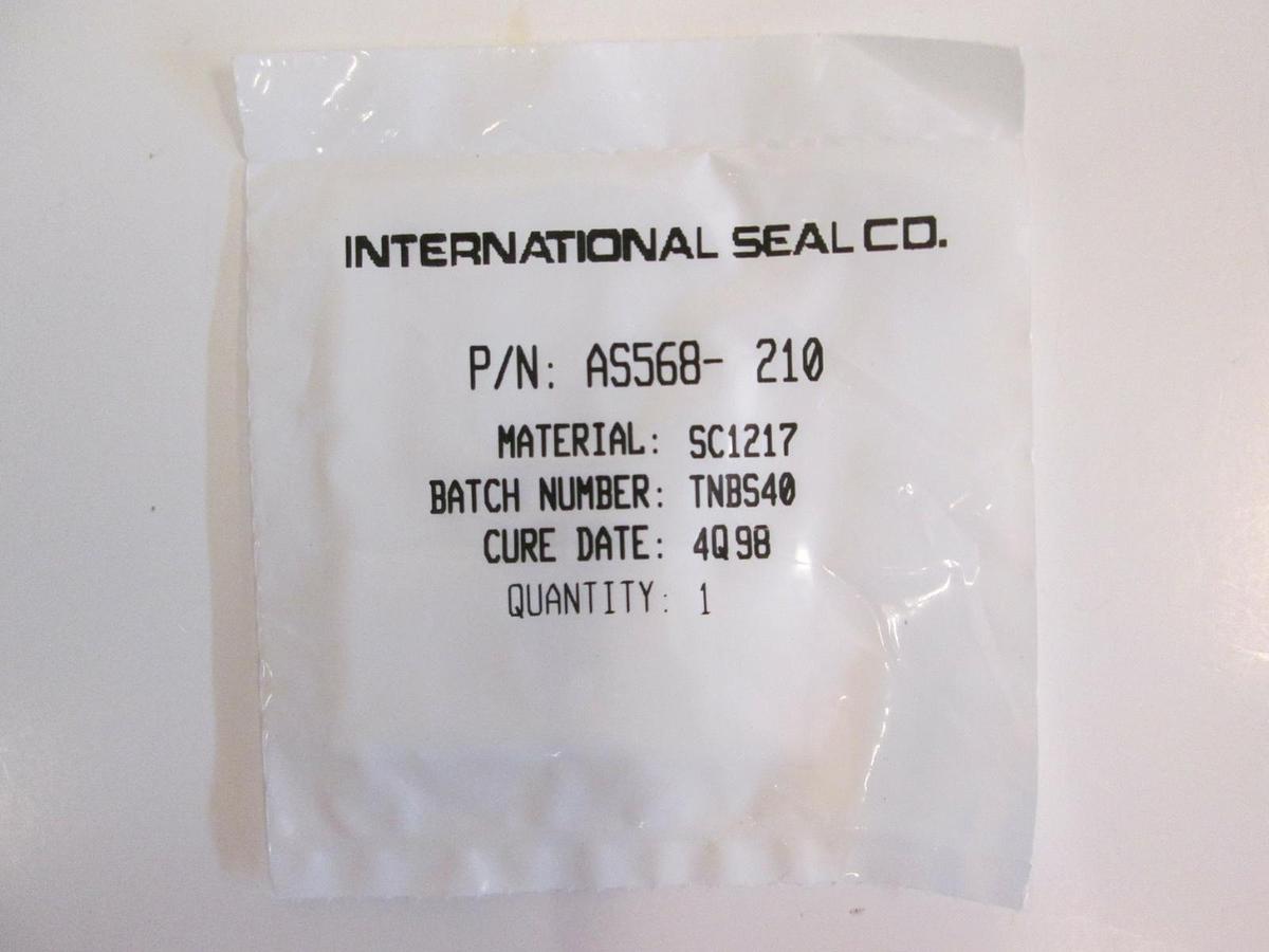 Used International Seal Co, AS568-210, White, SC1217, O-Ring Lot of 33