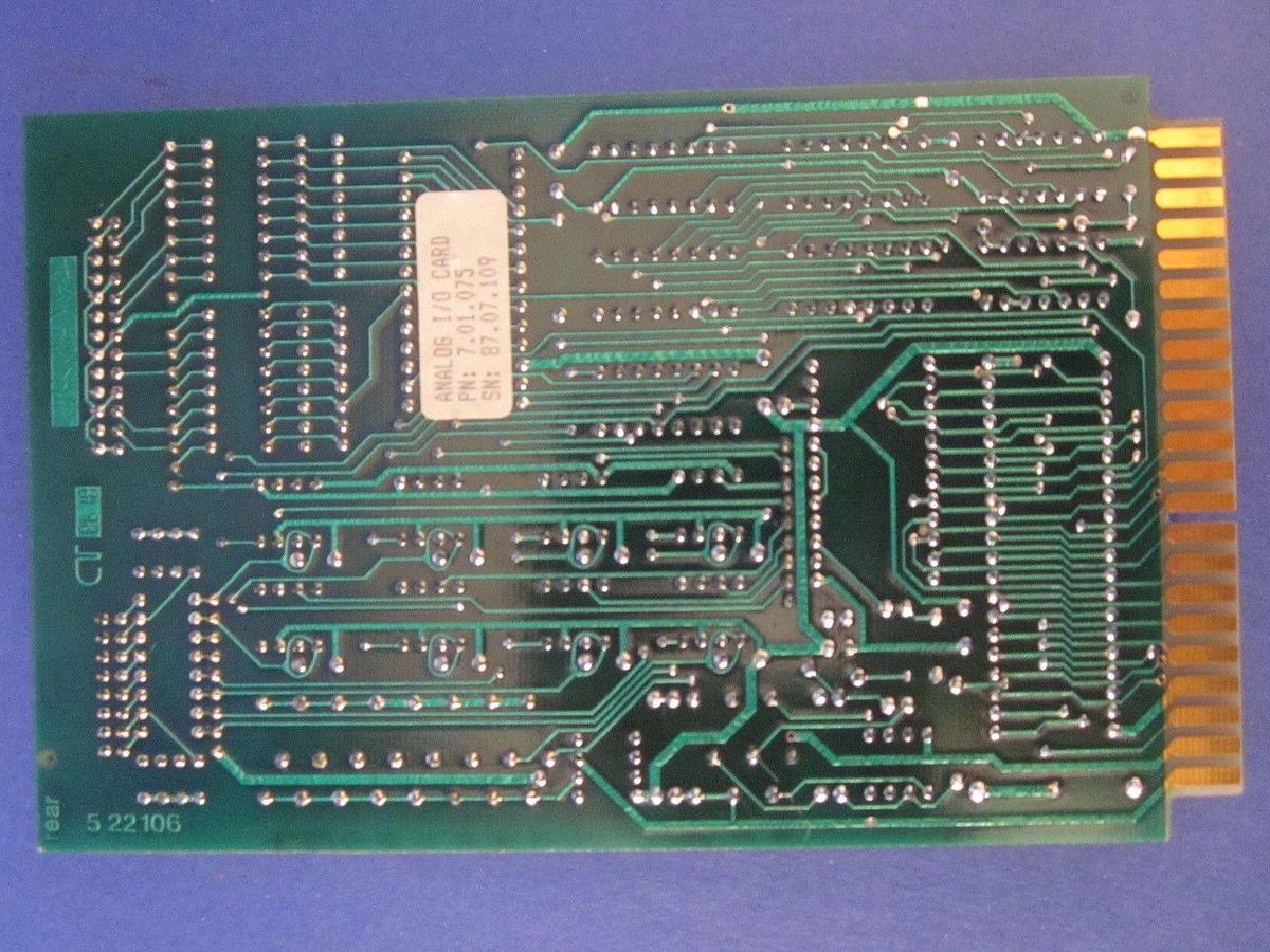 Used Tempress 5 22 106 Analog I/O Card PCB 7.01.075, Used