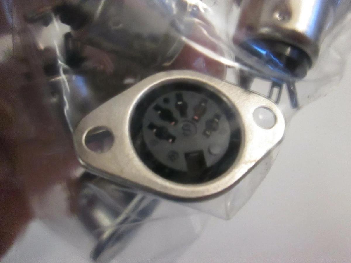 AMP Circular 5 Pin Connector, New, Lot of 10