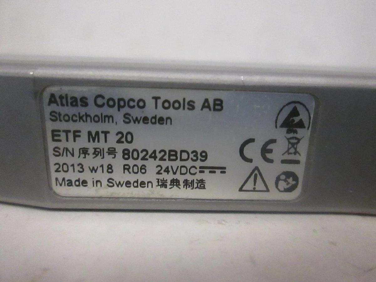 Used Atlas Copco Tools, MicroTorque EFT MT 20, Fixtured Electric Motor Unit, Used