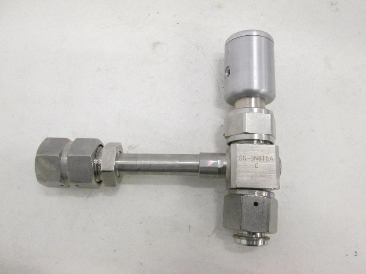 Used Nupro, Diaphragm Sealed Valve, SS-BN8T8A-C, Used