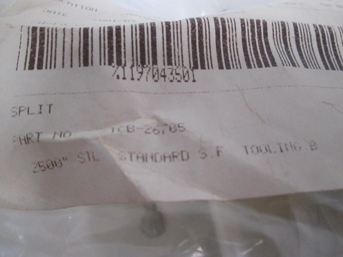 2500" STL, Standard S.F. Tooling, TCB-26705, 205-7003, New, Lot of 59