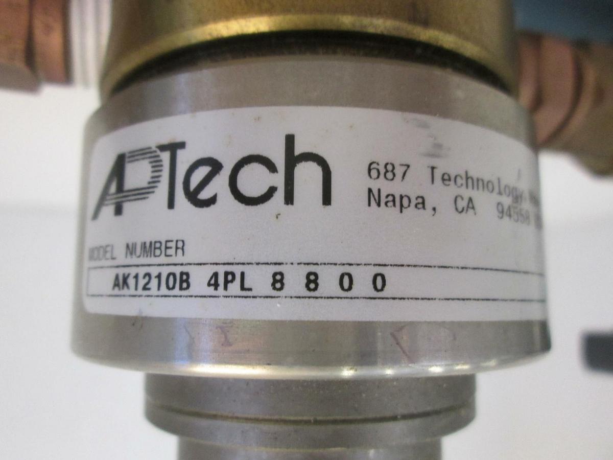Used APTech AK1210B 4PL 8 8 0 0 4-Port Brass Pressure Regulator Stick Assy, Used