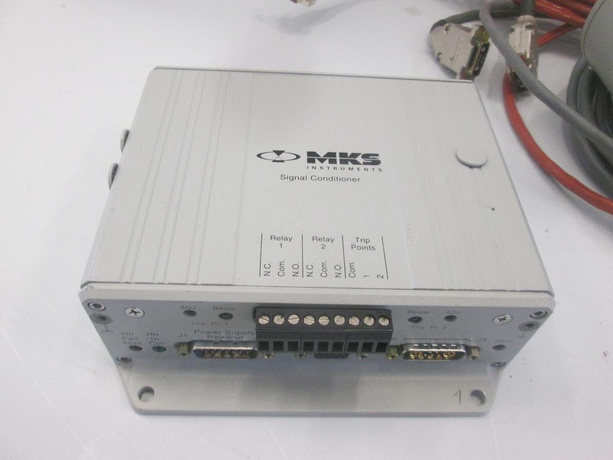 Used MKS Model 621C13TBFHE Remote Transducer & Signal Conditioner Kit, Used