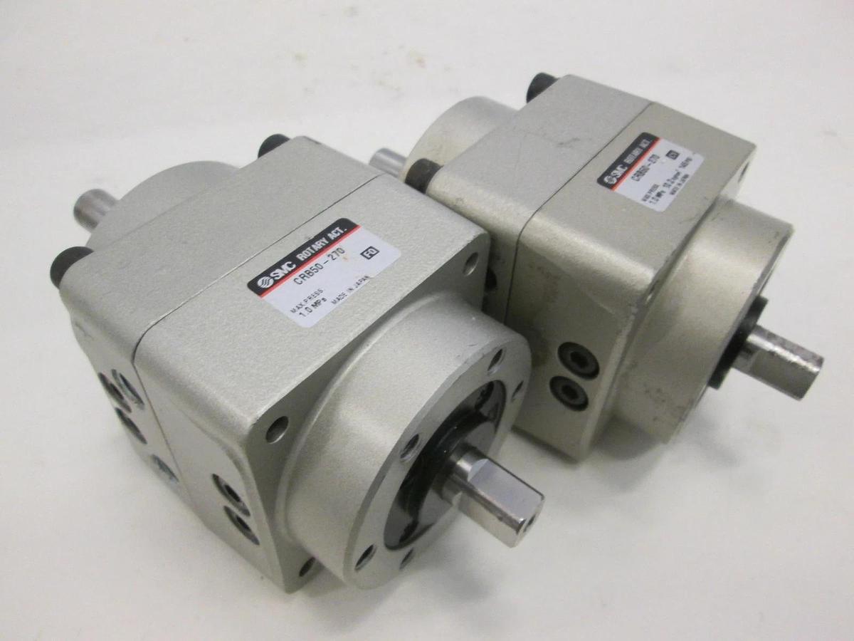 Used SMC, CRB50-270, Rotary Actuator, Used, Lot of 2