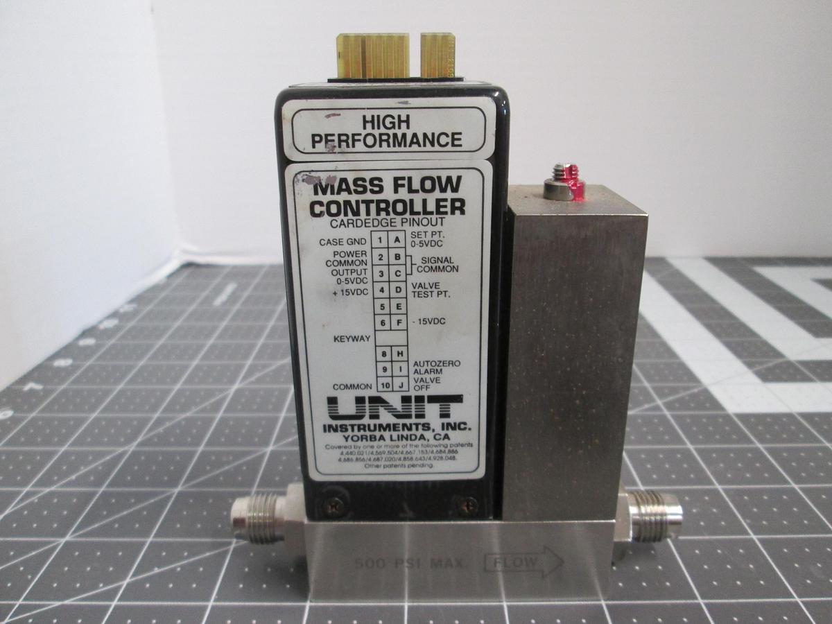 Used UNIT Instruments, UFC-1200A Mass Flow Controller 20 SLPM N2 Nitrogen