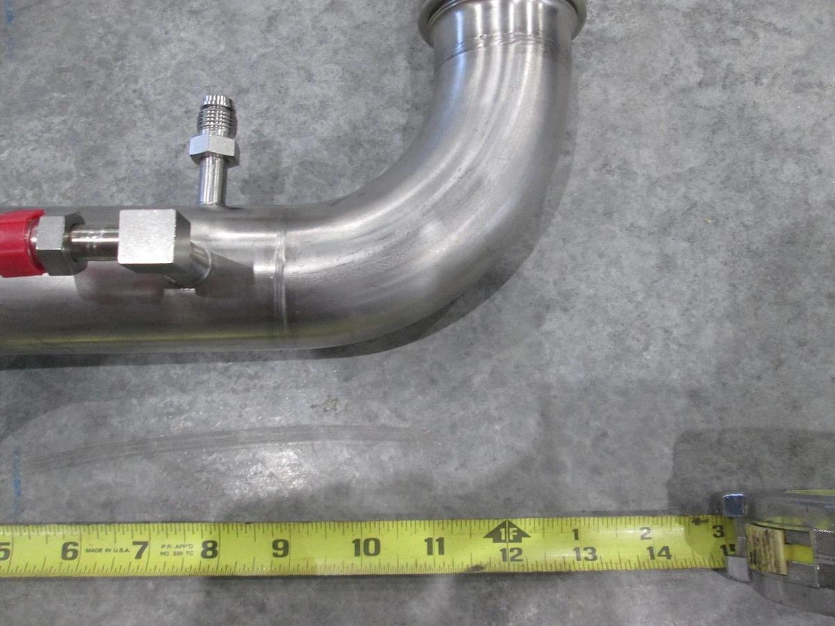 Used AMAT, 13" x 14", Bellows Pipe Weldment, Used