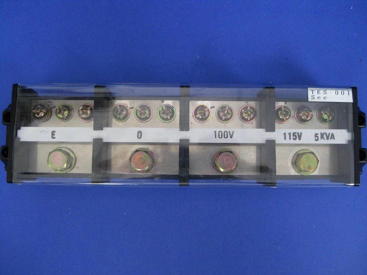 Used Kyoritsukeiki CKT-100 Terminal Block Strip 660V 100A 3 Pole & 4 Pole - LOT of 2