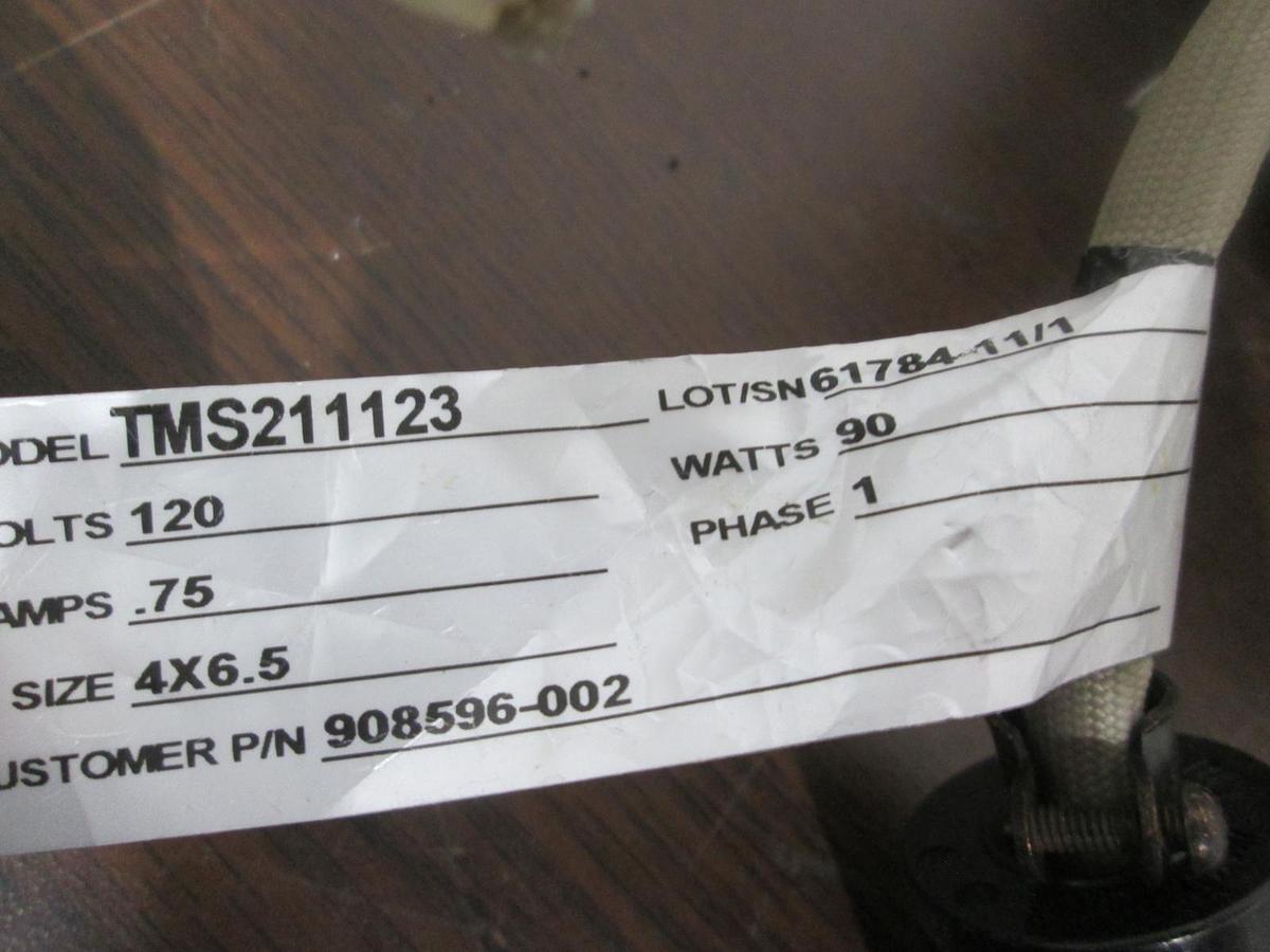 Used BriskHeat, TMS211123, Insulator Jacket, 120V, .75A, 90W, Single Phase, Used