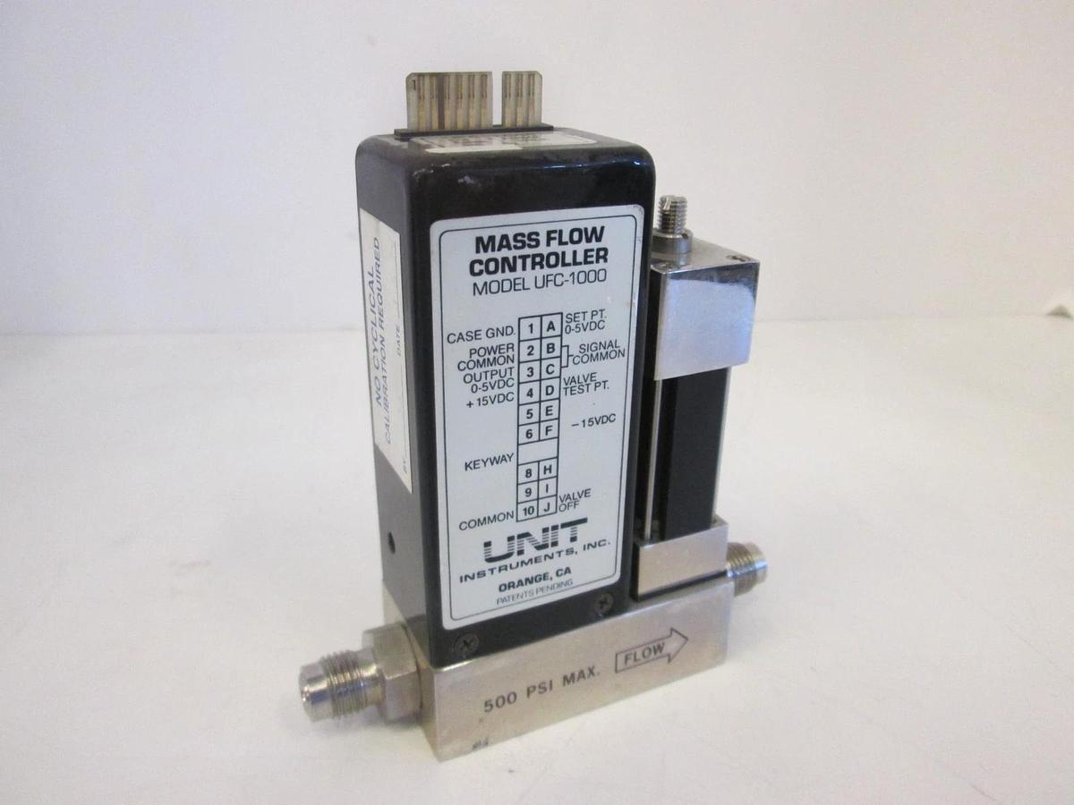 Used Unit Instruments, UFC-1000, Mass Flow Controller, 10 SLM, O2, Used