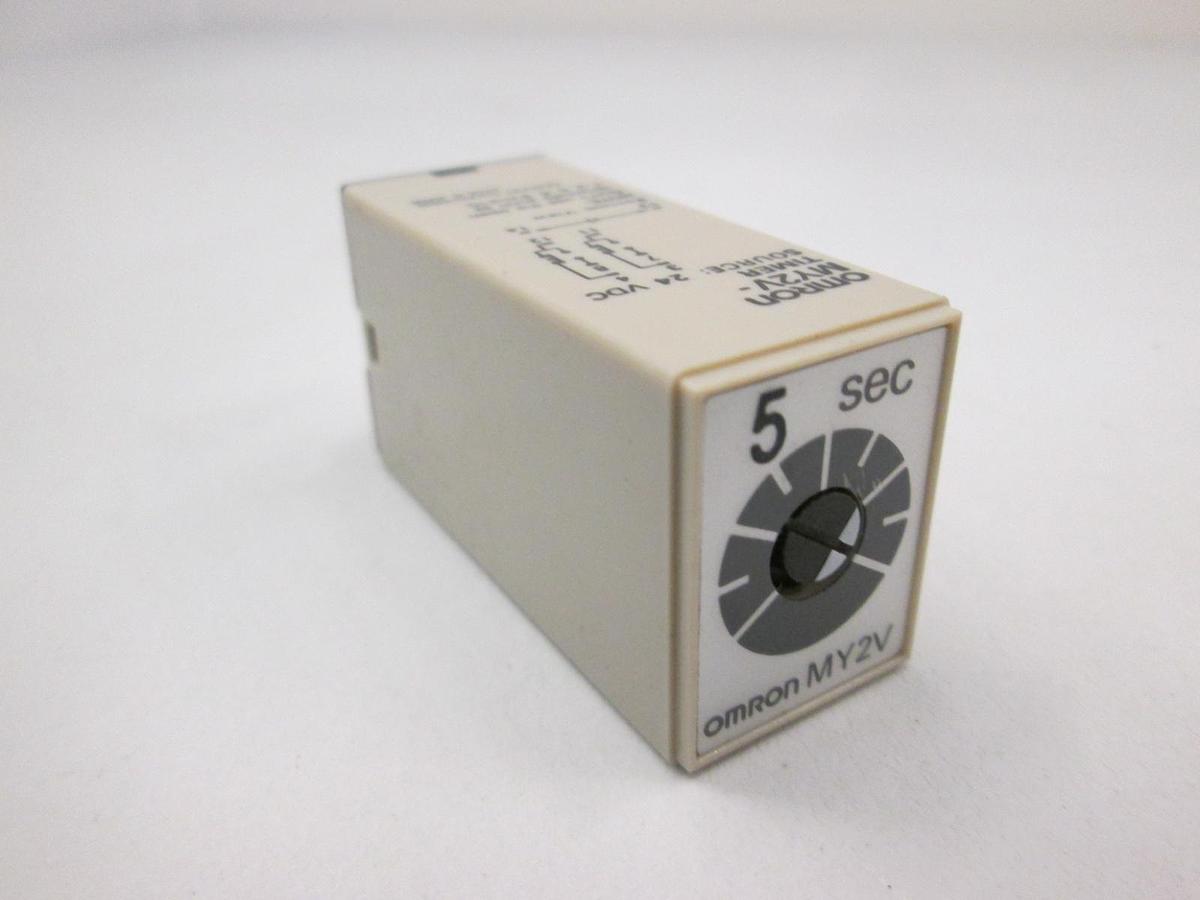 Used Omron, MY2V, 5 Sec Time Delay Relay, 24 VDC, Used