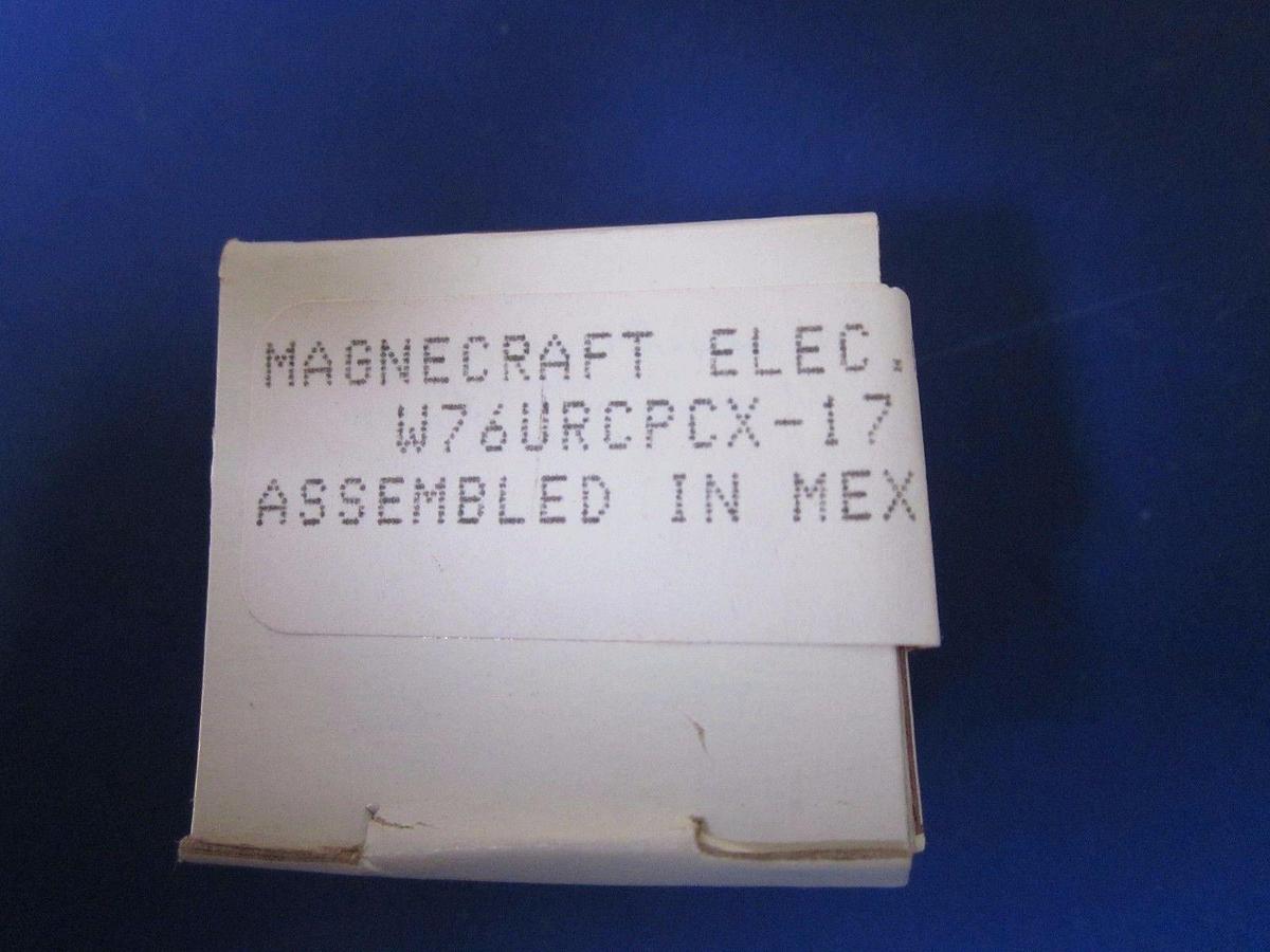 Magnecraft Relay W76URCPCX-17, 24VDC, 10A, Lot of 6 New