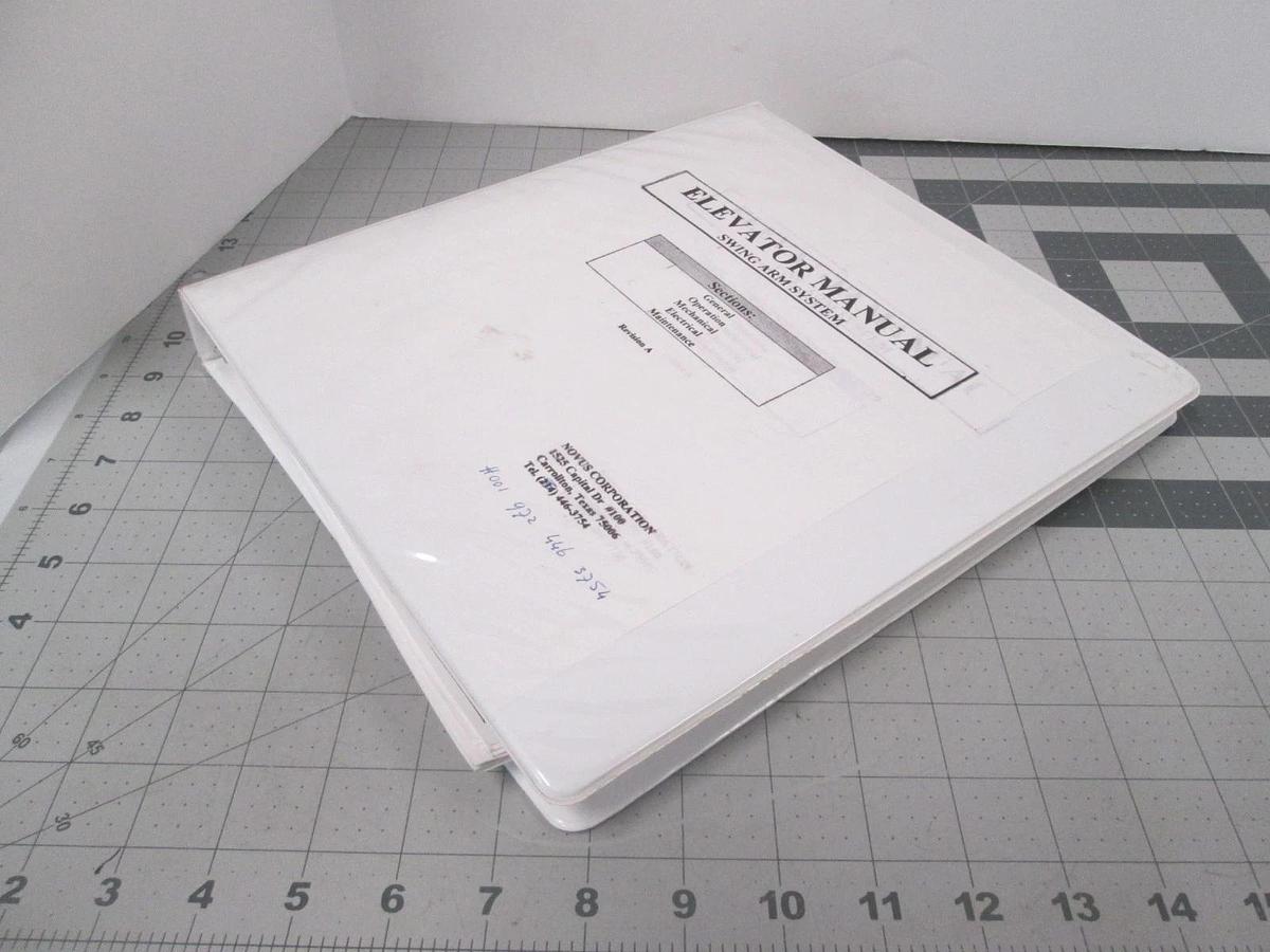 Used Philips, MOS-3, Elevator Module Swing Arm Operators Guide/ Introduction, Used