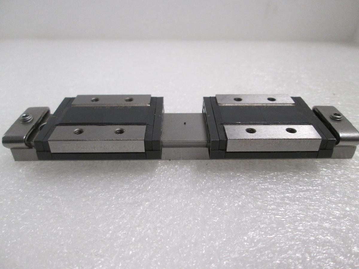 Used THK, RSR 9WZM (2), Linear Bearing Guide Block w/ Guide Rail, New