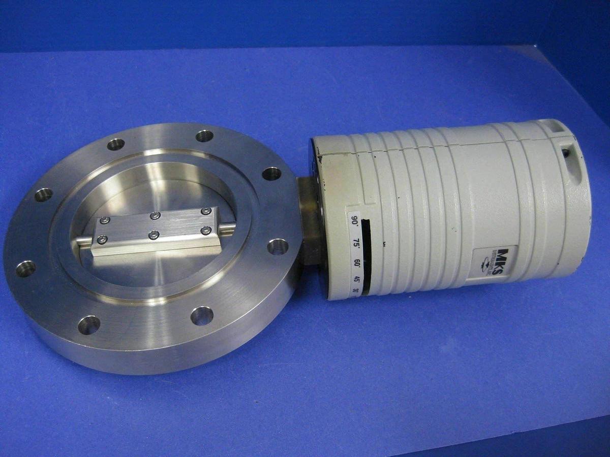 Used MKS 653B-13047 Throttle Control Valve with Motor, ISO 80 flange, ready to instal