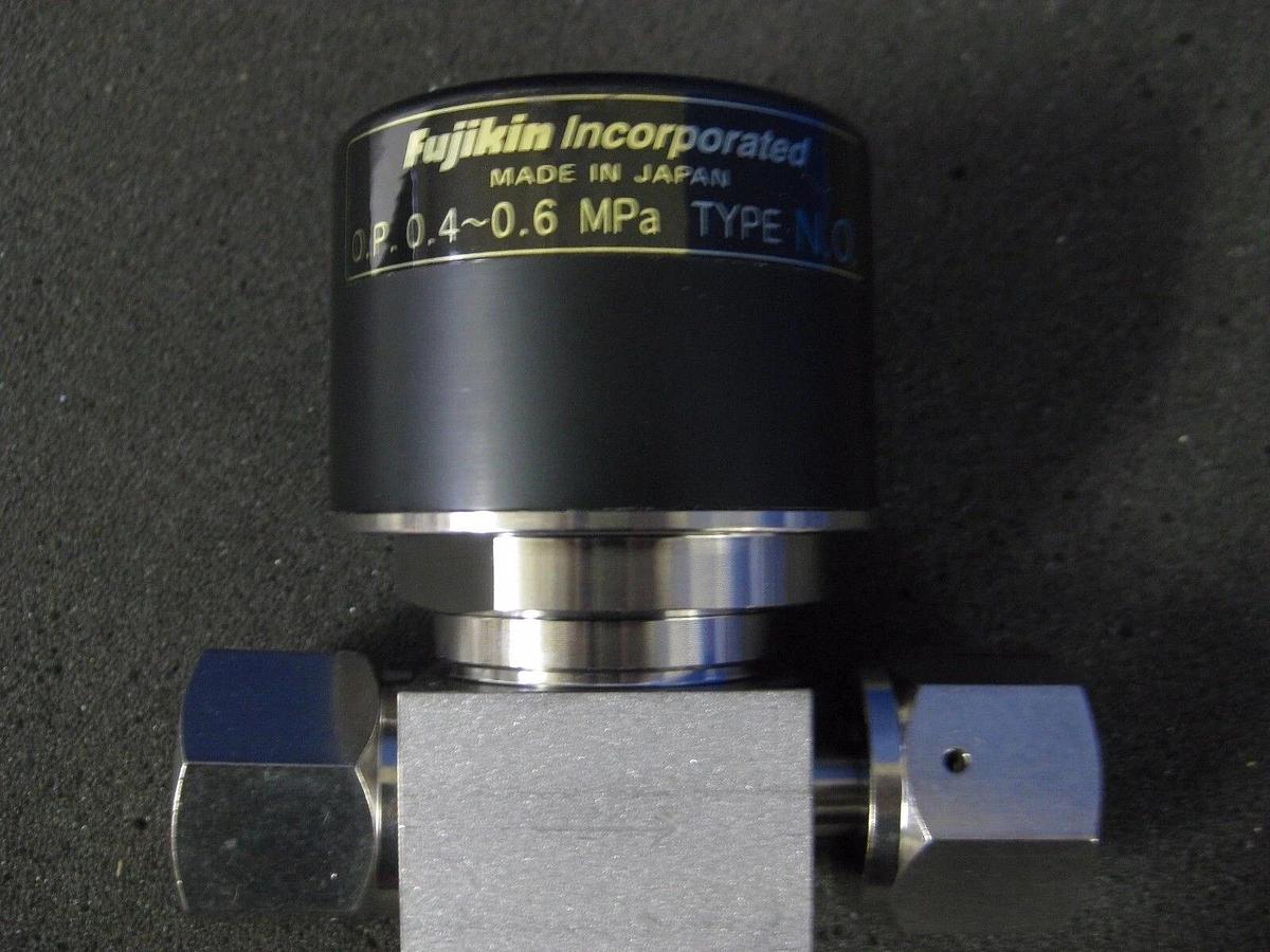 Fujikin FP-ND-71-9.52-2 NEW MEGA-ONE LA Low Press NO Diaphragm Valve, NEW