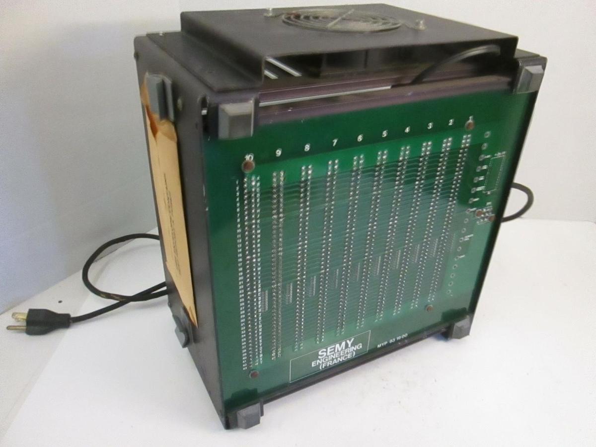 Used Semy Engineering Cage w/ MYP 831900 PCB, Cosel MMC100U-1 Power Supply