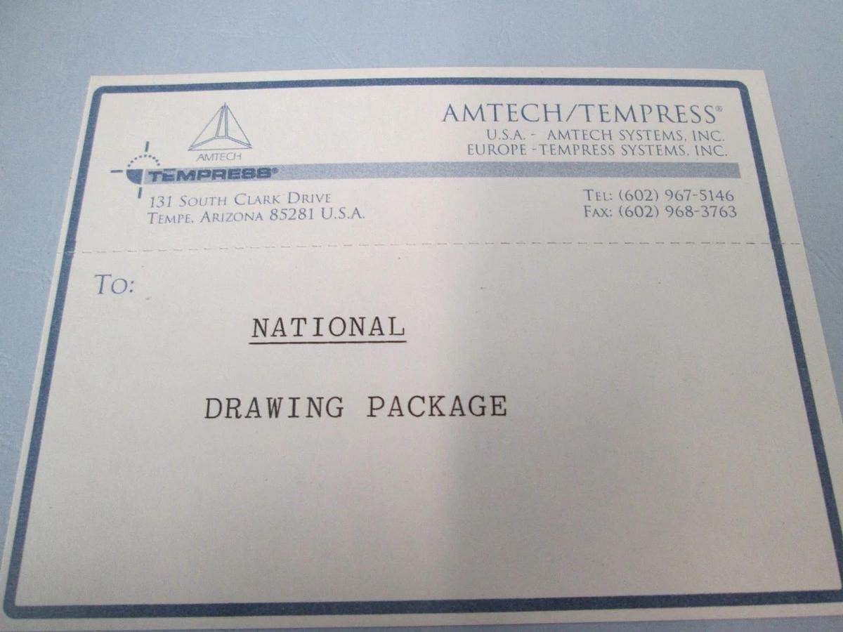 Used Amtech, 150mm Oxidation Atmoscan System, Drawing Package 7049, Used
