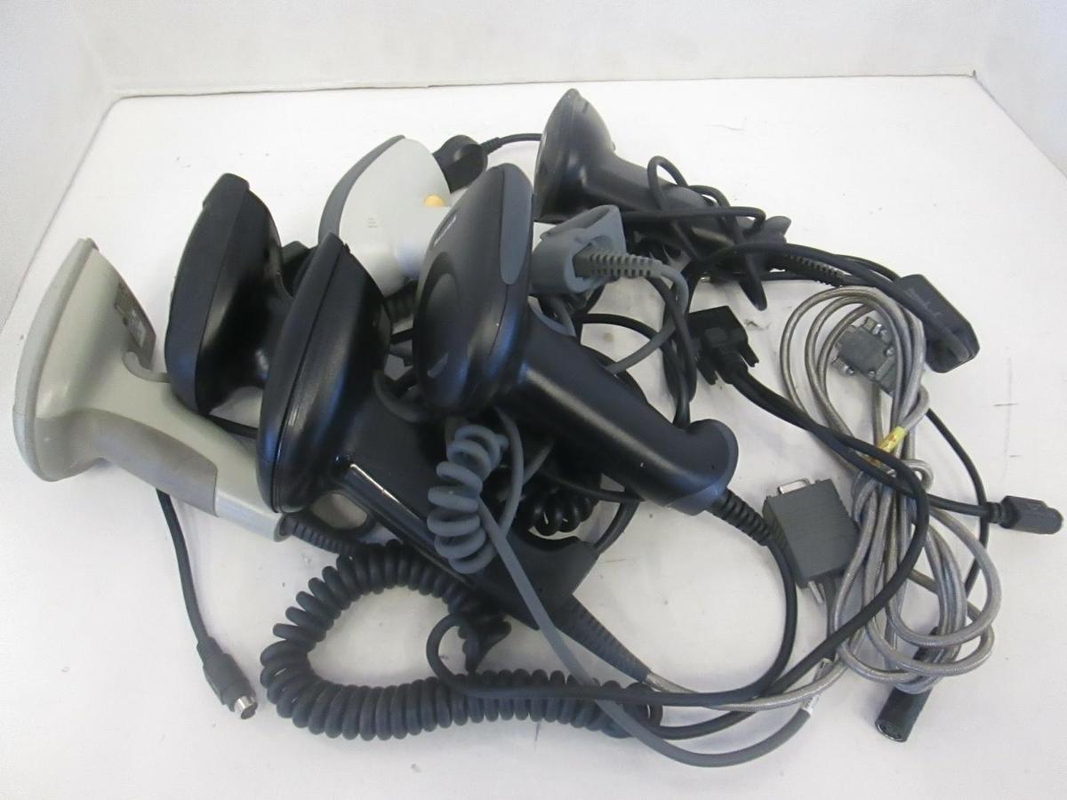 Used Handheld barcode reader Scanners, Used, Lot of 6