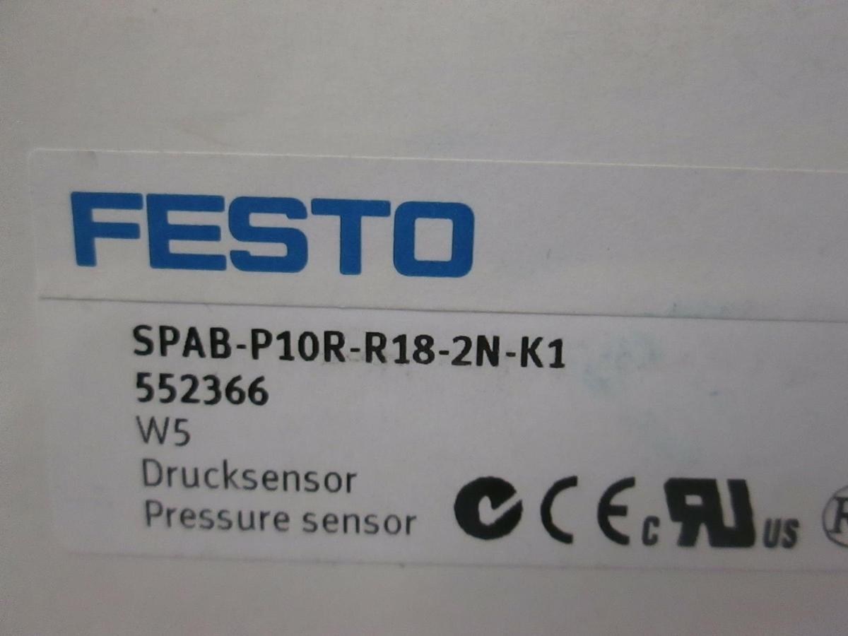 Used Festo SPAB-P10R-R18-2N-K1, Pressure Sensor, New