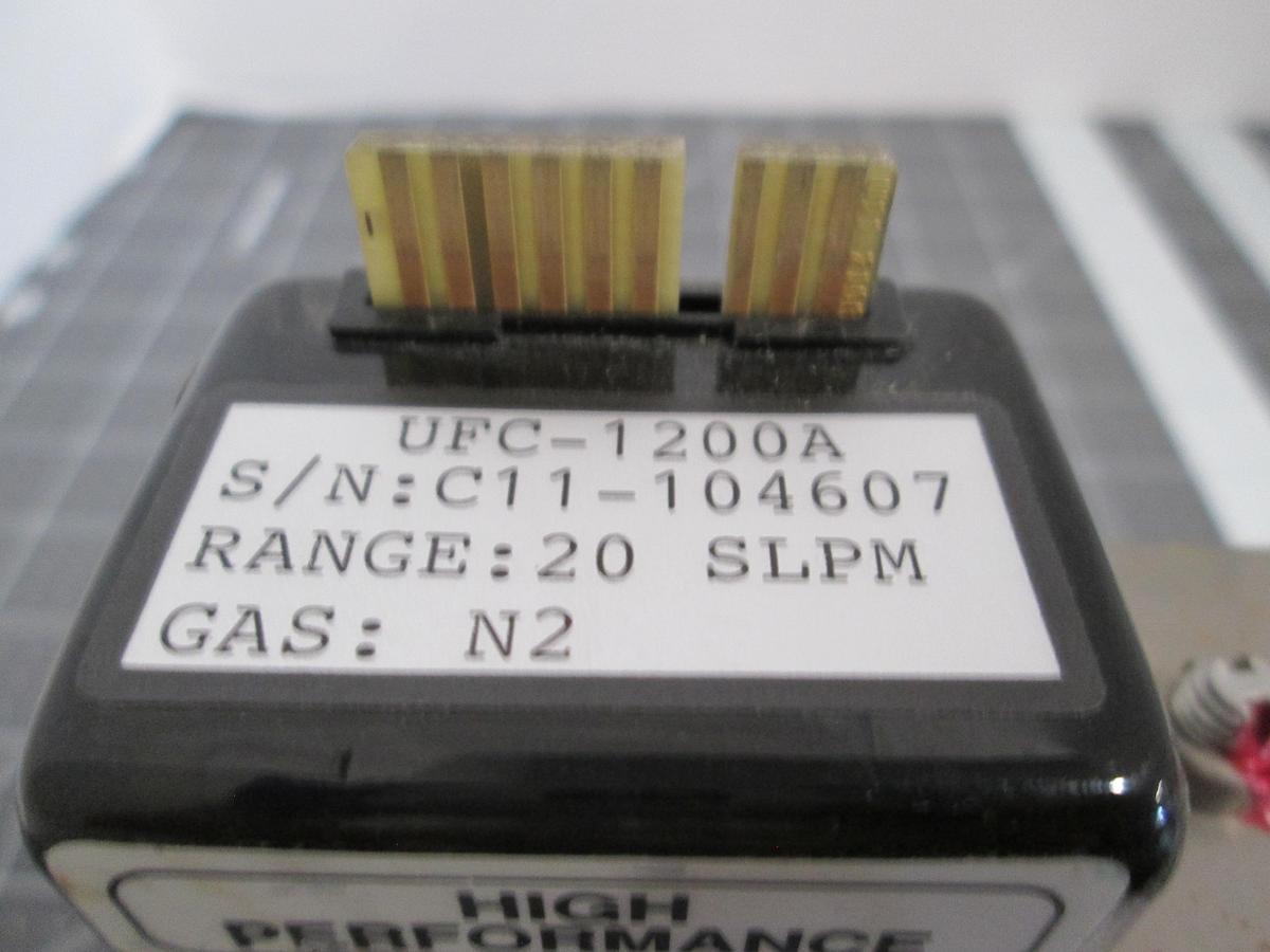 Used UNIT Instruments, UFC-1200A Mass Flow Controller 20 SLPM N2 Nitrogen