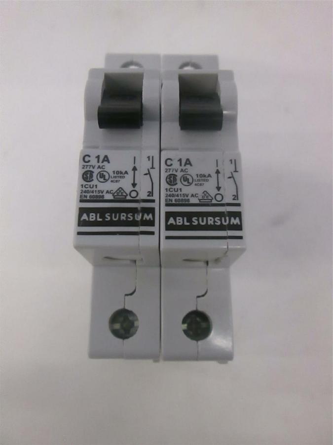 Used ABL Sursum, C 1A Breaker, Used, Lot of 2