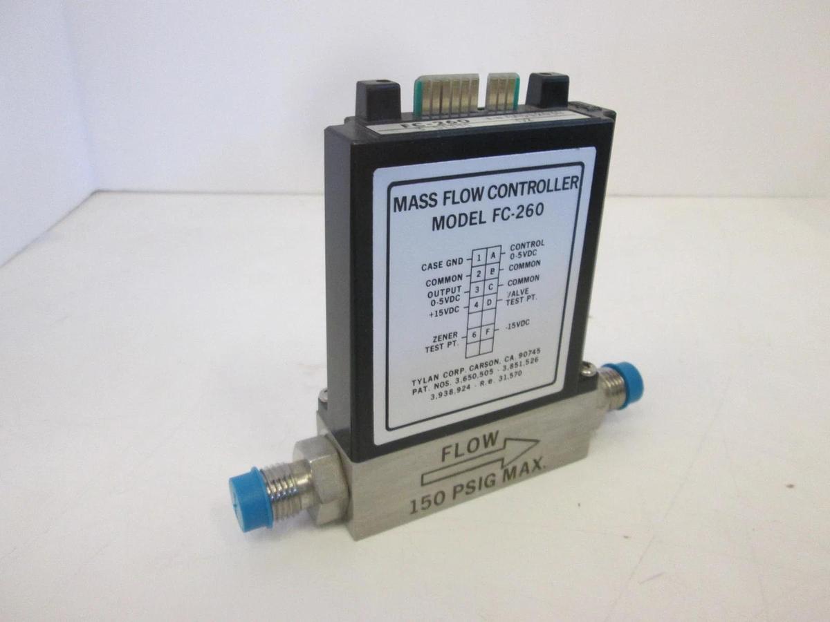 Used Tylan, FC-260, Mass Flow Controller, O2, 3 SLPM, Used