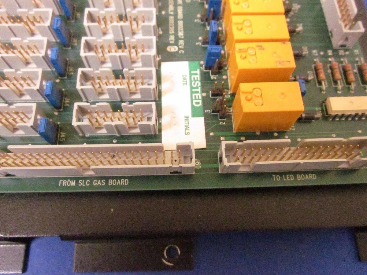 Used ICCI PCB Assembly 8002385 Rev C gas interface board pyro w sheet metal