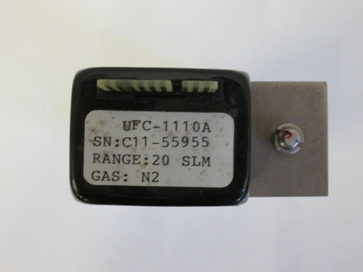 Used Unit UFC-1110A Mass Flow Controller MFC, N2, 20 SLM, 1/4" Male