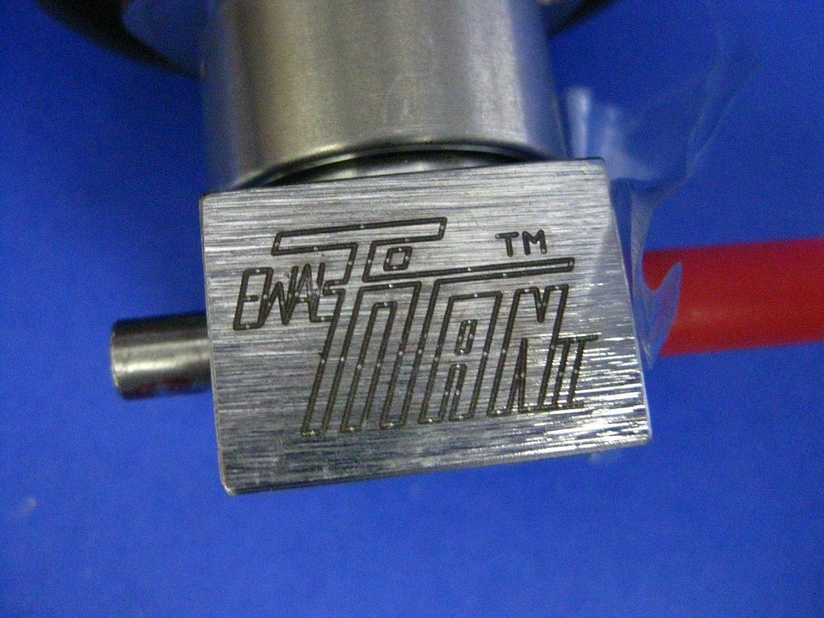 Used EWAL Titan II Pneumatically Actuated Valve, 1/4" Tub Stub, 70-125 psi, Used