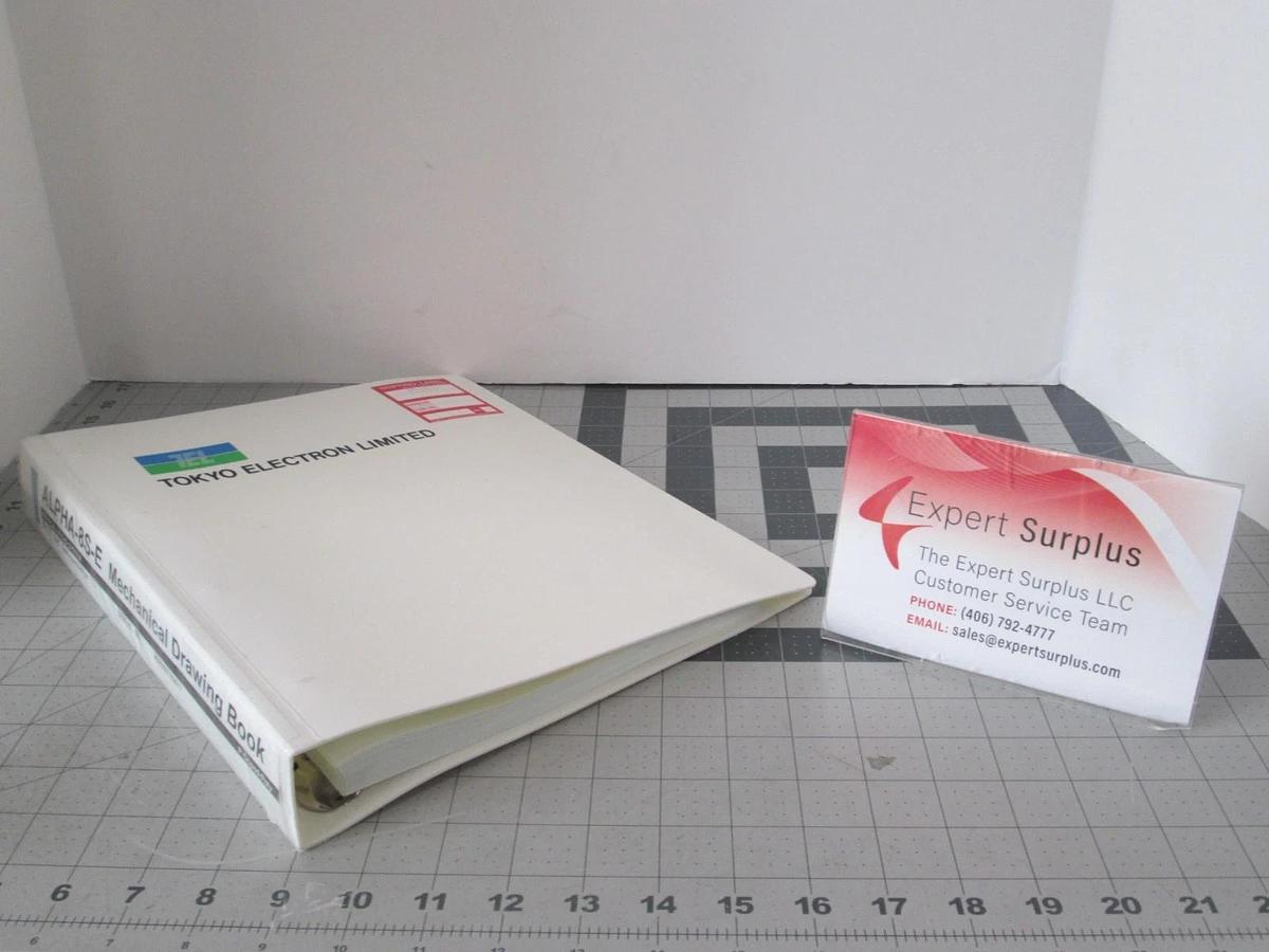 Used TEL Tokyo, ALPHA-8S-E, Mechanical Drawing Book P-Doped-POLY, Used