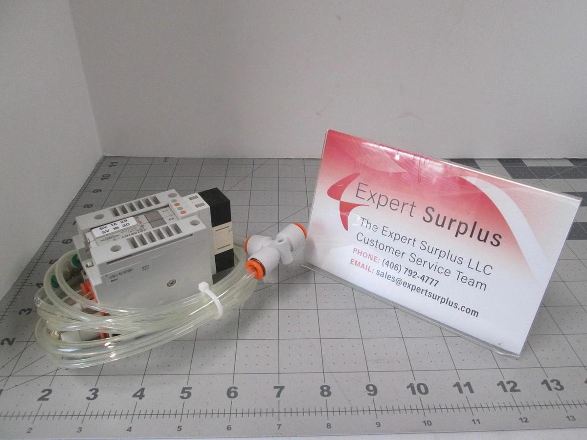 Used SMC, Pneumatic Valve Assy, VV5Q11-02-DA10203 & VQ1A01NY-5, Used
