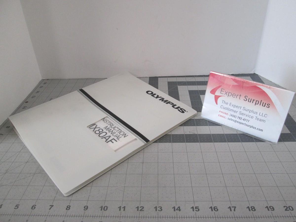 Used Olympus, MX80/MX80AF, Setup Instruction Manual, Used