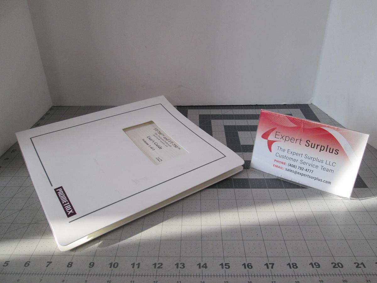 Used Tencore, FT-700 and FT-750, Film Thickness Probe User's Guide, Volume 1, Used, Used